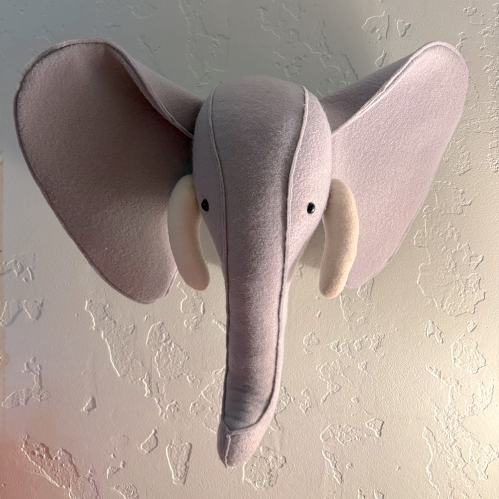 Gray Elephant Wall Art